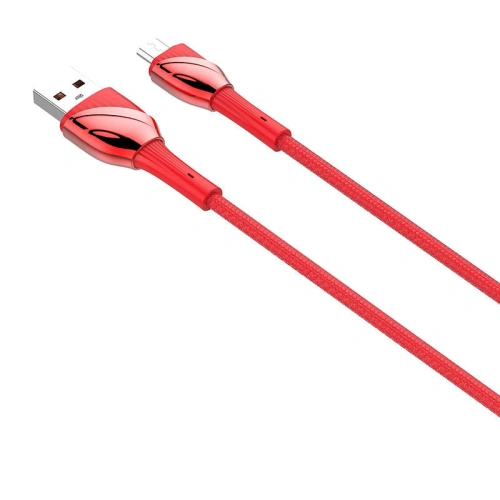Kabel LDNIO LS661 USB-A/microUSB 1m, 30W (czerwony)