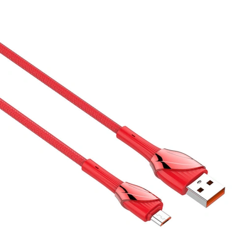 Kabel LDNIO LS661 USB-A/microUSB 1m, 30W (czerwony)