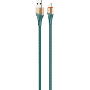 Kabel LDNIO LS632 USB-A/microUSB 2m, 30W (zelený)