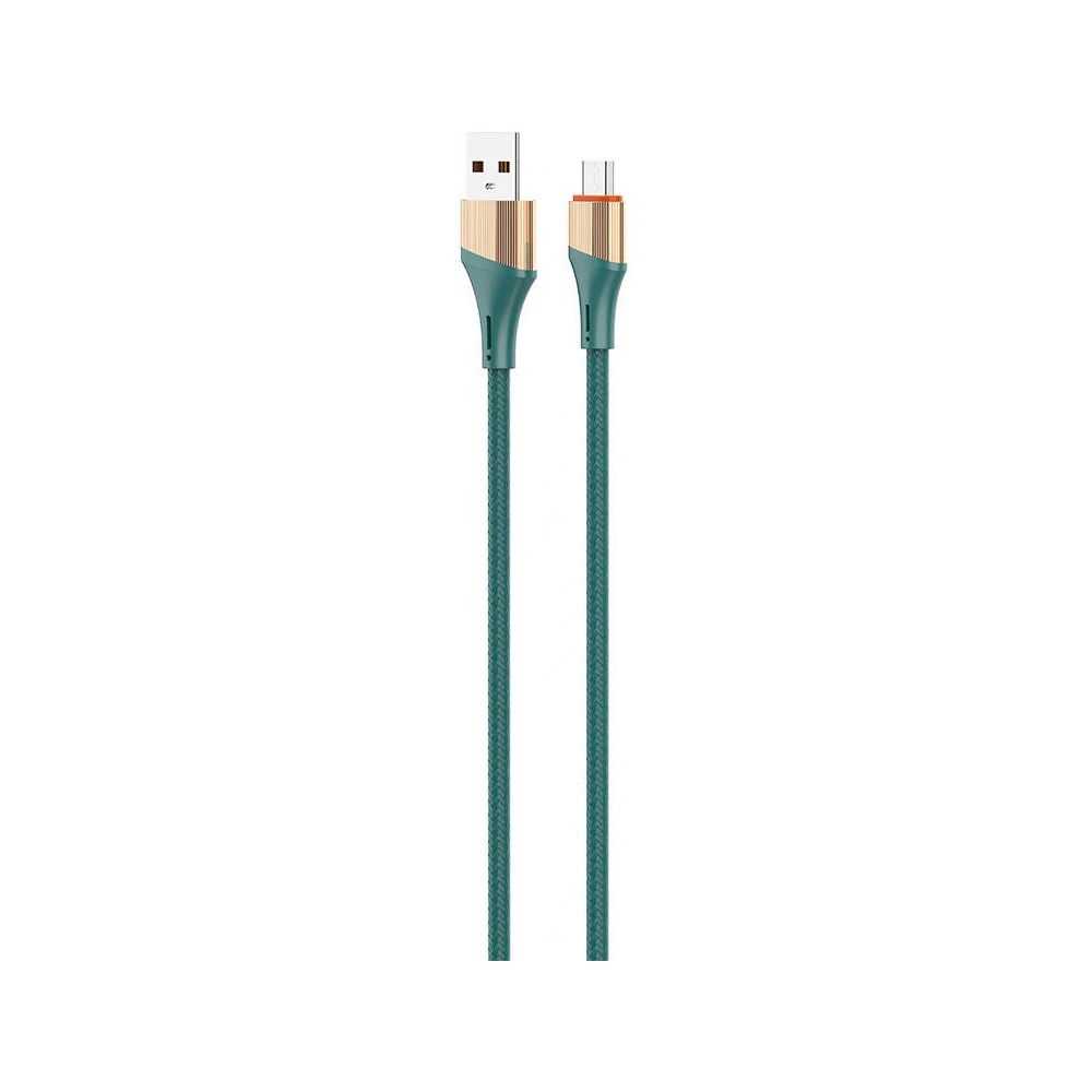 Hurtownia GSM - Kábel LDNIO LS632 USB-A/microUSB 2m, 30W (zöld) - LDN351 - {ean13} - Hurt