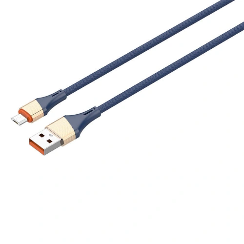 Kabel LDNIO LS631 USB-A/microUSB 1m, 30W (niebieski)