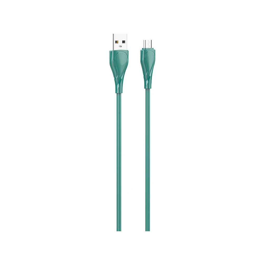Hurtownia GSM - Kábel LDNIO LS611 USB-A/microUSB 1m, 30W (zöld) - LDN354 - {ean13} - Hurt