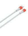 Kábel LDNIO LS604 USB-A/microUSB 4m, 30W (narancssárga)