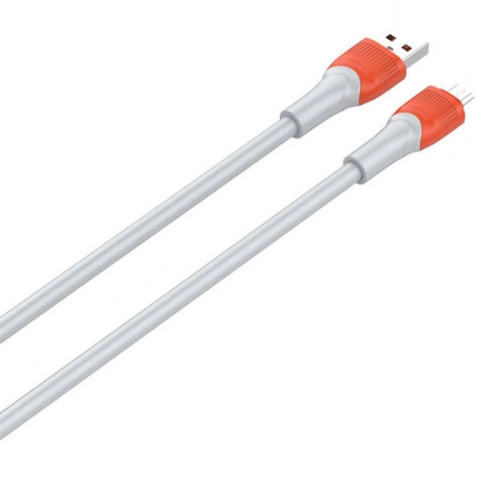 Kabel LDNIO LS602 USB-A/microUSB 2m, 30W (pomarańczowy)