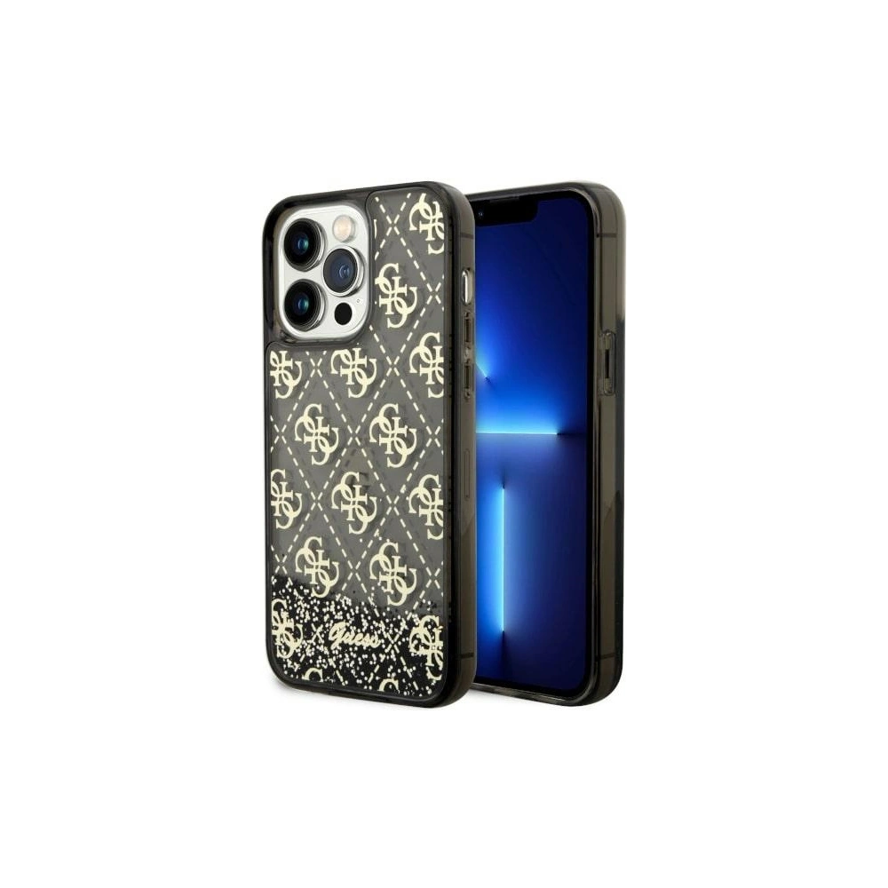 Hurtownia GSM - Etui Guess GUHCP14XLC4PSGK Apple iPhone 14 Pro Max schwarz/black hardcase Liquid Glitter 4G Transculent - GUE2459 - {ean13} - Hurt