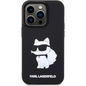 Hurtownia GSM - Etui Karl Lagerfeld KLHCP14L3DRKHNK Apple iPhone 14 Pro negru/black hardcase Rubber Choupette 3D - KLD1538 - {ean13} - Hurt