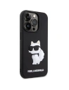 Hurtownia GSM - Etui Karl Lagerfeld KLHCP14L3DRKHNK Apple iPhone 14 Pro schwarz/black hardcase Rubber Choupette 3D - KLD1538 - {ean13} - Hurt