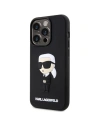 Hurtownia GSM - Etui Karl Lagerfeld KLHCP14L3DRKINK Apple iPhone 14 Pro czarny/black hardcase Rubber Ikonik 3D - KLD1539 - {ean13} - Hurt