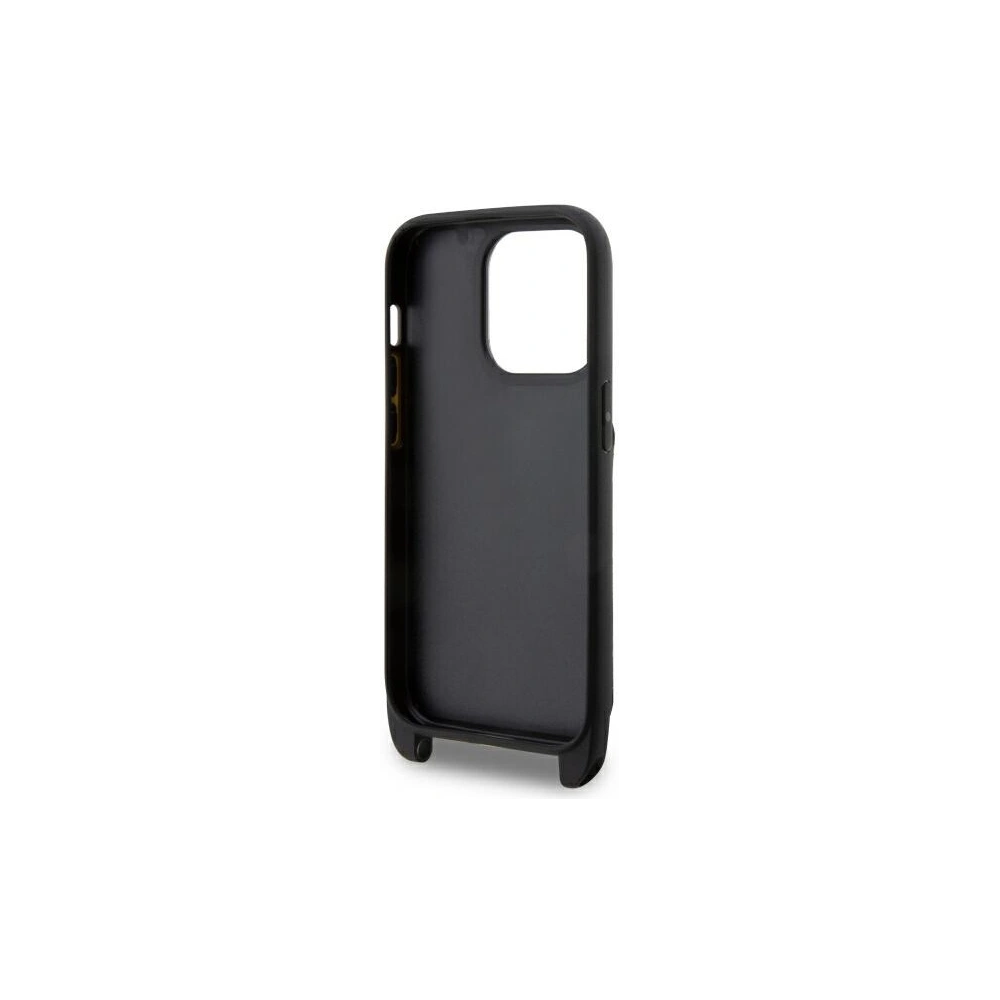Hurtownia GSM - Etui Karl Lagerfeld KLHCP14LCSAKHPKK Apple iPhone 14 Pro Hardcase schwarz/black Crossbody Saffiano Monogram Ikonik - KLD1542 - {ean13} - Hurt