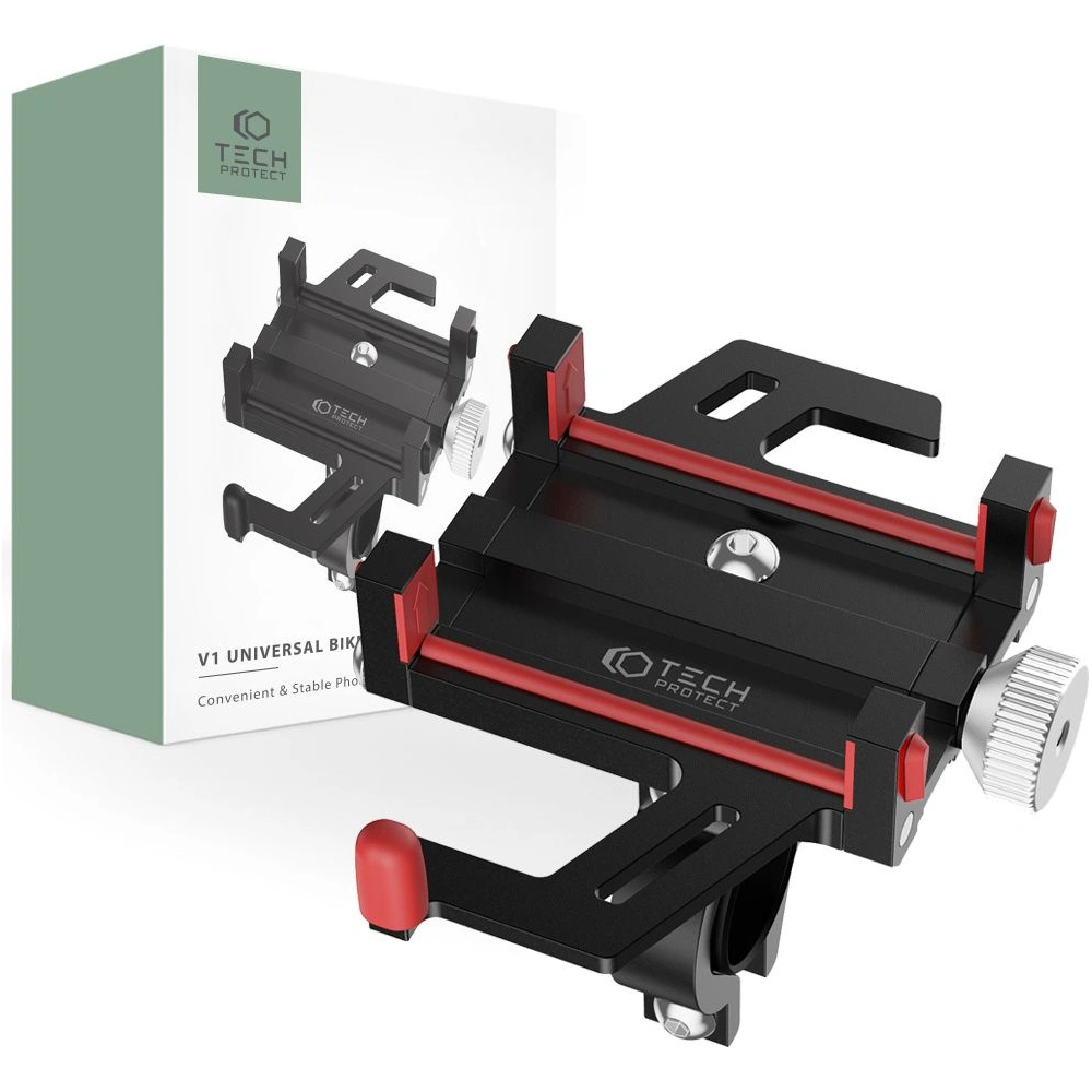 Wholesale Tech-Protect V1 Universal Bike Mount black/red - THP1920 - {ean13} - Hurt