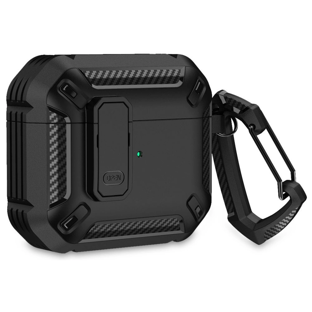 Hurtownia GSM - Etui Tech-Protect X-carbo Apple AirPods 3 Black - THP1921 - {ean13} - Hurt