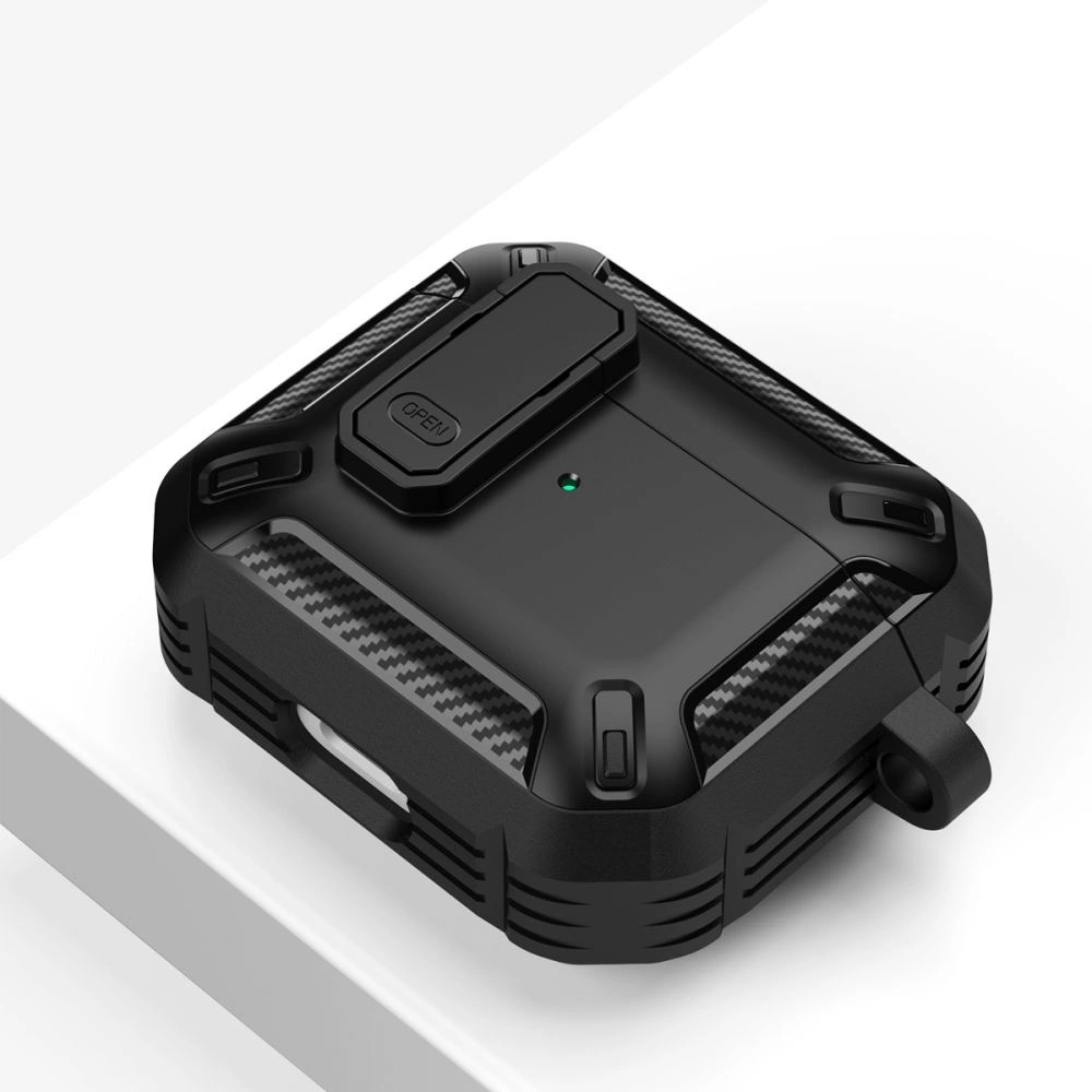 Hurtownia GSM - Tech-Protect Apple Case X-carbo AirPods 3 Schwarz - THP1921 - {ean13} - Hurt