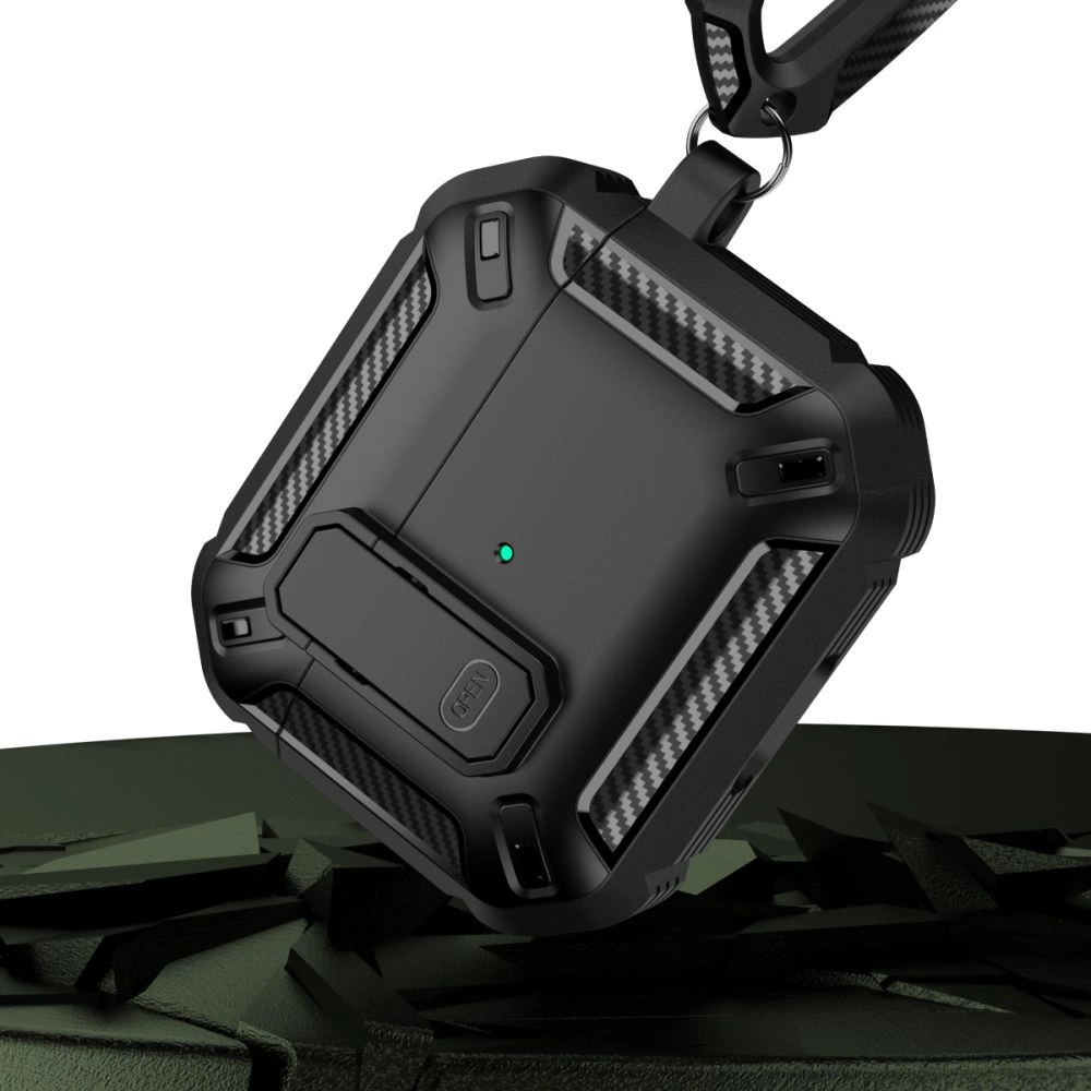 Hurtownia GSM - Etui Tech-Protect X-carbo Apple AirPods 3 Black - THP1921 - {ean13} - Hurt