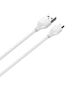 LDNIO LS540 USB-A/microUSB cable 2.4A, 0.2m (white)