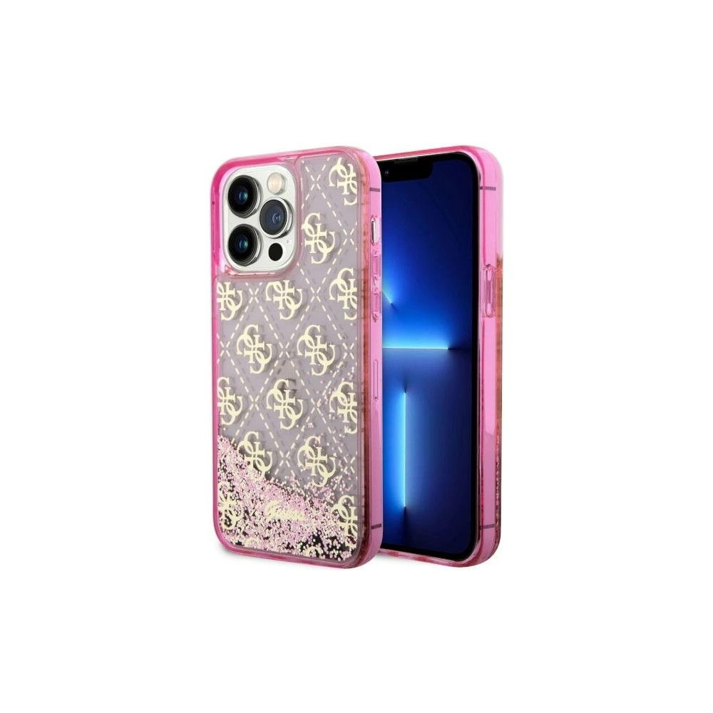 Hurtownia GSM - Etui Guess GUHCP14XLC4PSGP Apple iPhone 14 Pro Max rosa/pink Hardcase Liquid Glitter 4G Translucent - GUE2460 - {ean13} - Hurt