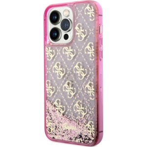 Hurtownia GSM - Etui Guess GUHCP14XLC4PSGP Apple iPhone 14 Pro Max rosa/pink Hardcase Liquid Glitter 4G Translucent - GUE2460 - {ean13} - Hurt