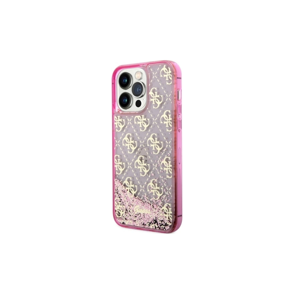 Hurtownia GSM - Etui Guess GUHCP14XLC4PSGP Apple iPhone 14 Pro Max różowy/pink hardcase Liquid Glitter 4G Transculent - GUE2460 - {ean13} - Hurt