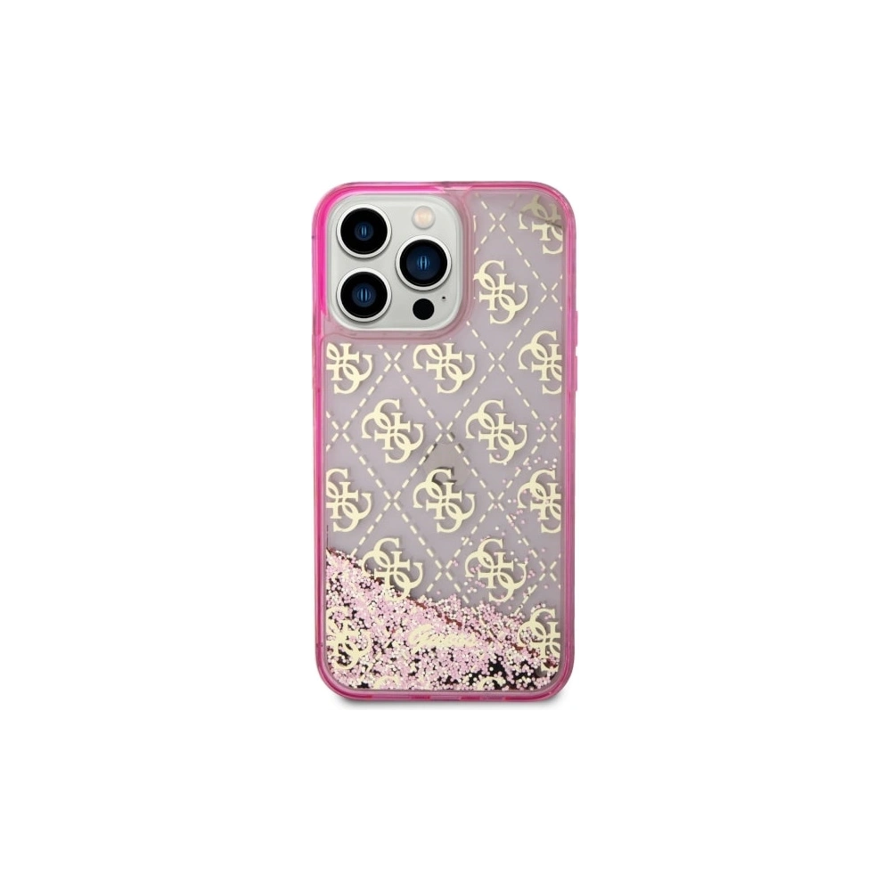 Hurtownia GSM - Etui Guess GUHCP14XLC4PSGP Apple iPhone 14 Pro Max rosa/pink Hardcase Liquid Glitter 4G Translucent - GUE2460 - {ean13} - Hurt
