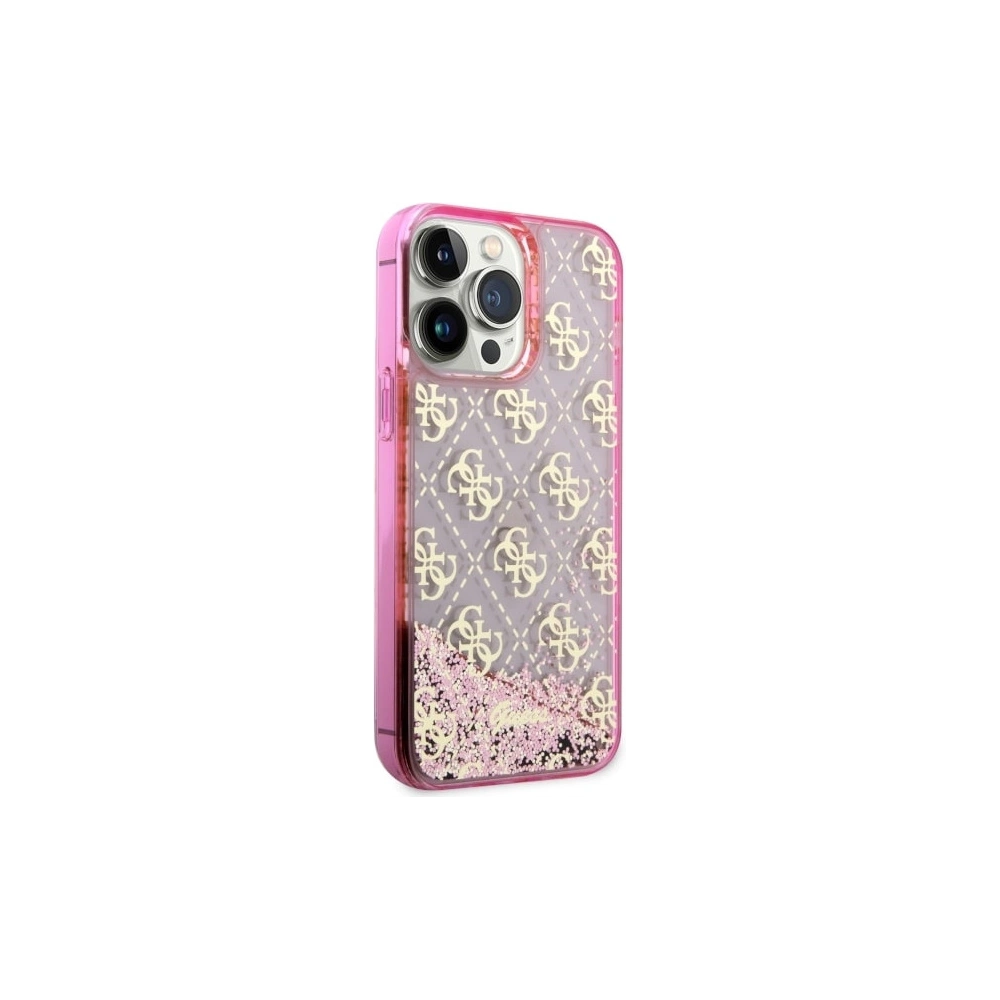 Hurtownia GSM - Etui Guess GUHCP14XLC4PSGP Apple iPhone 14 Pro Max różowy/pink hardcase Liquid Glitter 4G Transculent - GUE2460 - {ean13} - Hurt