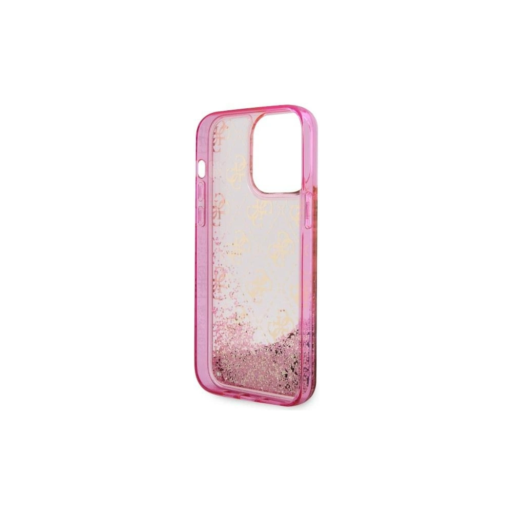 Hurtownia GSM - Etui Guess GUHCP14XLC4PSGP Apple iPhone 14 Pro Max różowy/pink hardcase Liquid Glitter 4G Transculent - GUE2460 - {ean13} - Hurt