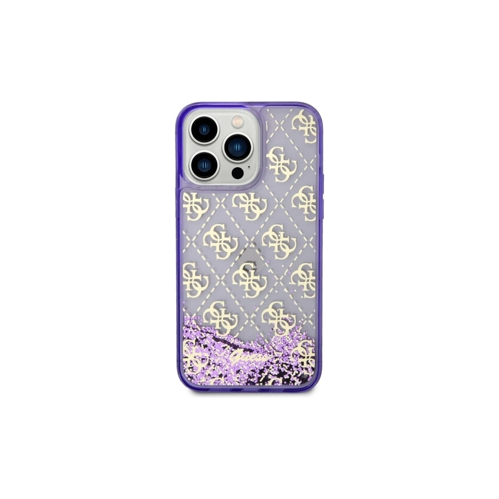 Hurtownia GSM - Etui Guess GUHCP14XLC4PSGU Apple iPhone 14 Pro Max purpuriu/purple hardcase Liquid Glitter 4G Transculent - GUE2461 - {ean13} - Hurt