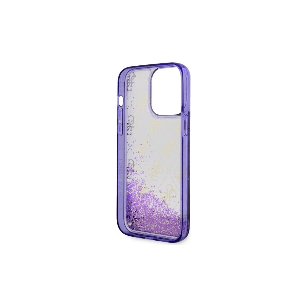 Hurtownia GSM - Etui Guess GUHCP14XLC4PSGU Apple iPhone 14 Pro Max purpuriu/purple hardcase Liquid Glitter 4G Transculent - GUE2461 - {ean13} - Hurt