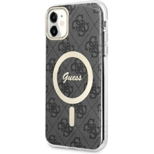 Hurtownia GSM - Etui Guess GUHMN61H4STK Apple iPhone 11 negru/black hardcase 4G MagSafe - GUE2464 - {ean13} - Hurt