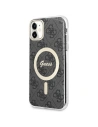 Etui Guess GUHMN61H4STK Apple iPhone 11 negru/black hardcase 4G MagSafe