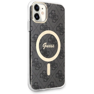 Hurtownia GSM - Etui Guess GUHMN61H4STK Apple iPhone 11 negru/black hardcase 4G MagSafe - GUE2464 - {ean13} - Hurt