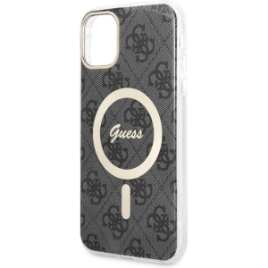 Hurtownia GSM - Etui Guess GUHMN61H4STK Apple iPhone 11 negru/black hardcase 4G MagSafe - GUE2464 - {ean13} - Hurt