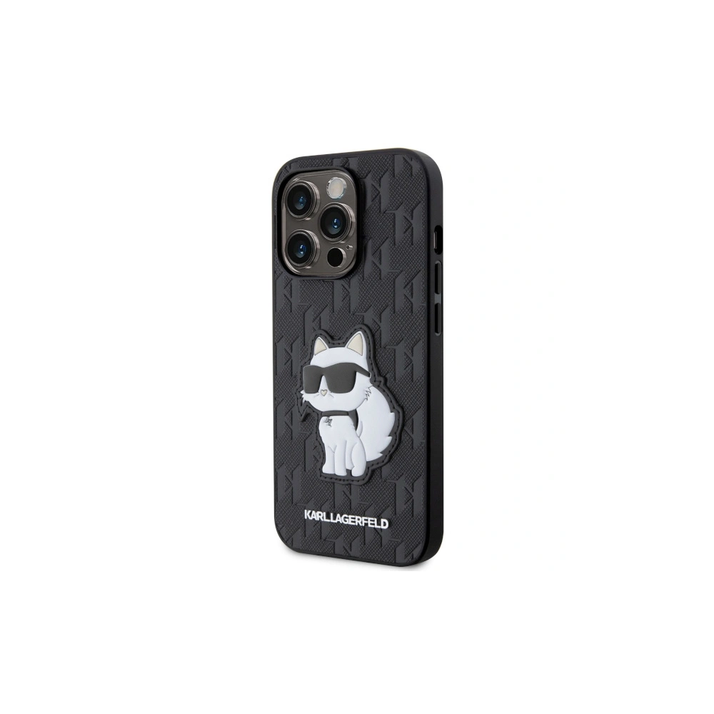 Hurtownia GSM - Etui Karl Lagerfeld KLHCP14LSAKHPCK Apple iPhone 14 Pro schwarz Saffiano Monogram Choupette - KLD1543 - {ean13} - Hurt