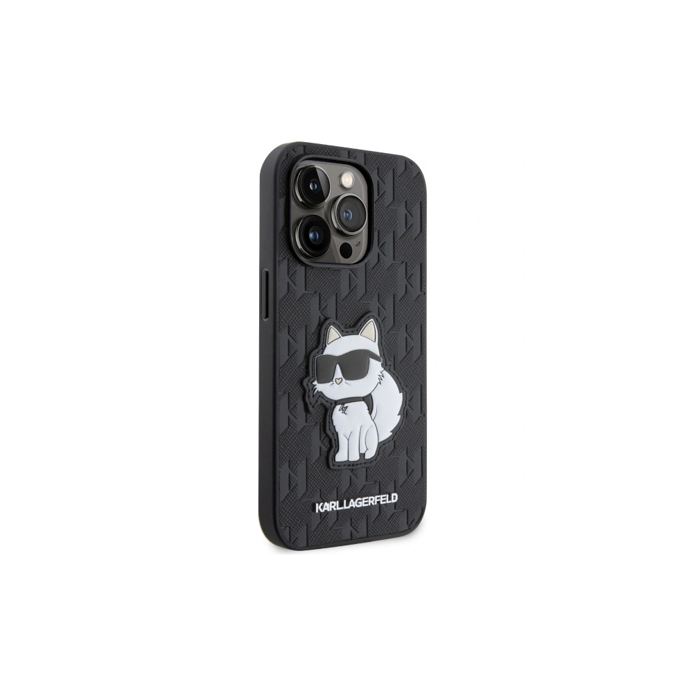 Hurtownia GSM - Etui Karl Lagerfeld KLHCP14LSAKHPCK Apple iPhone 14 Pro schwarz Saffiano Monogram Choupette - KLD1543 - {ean13} - Hurt