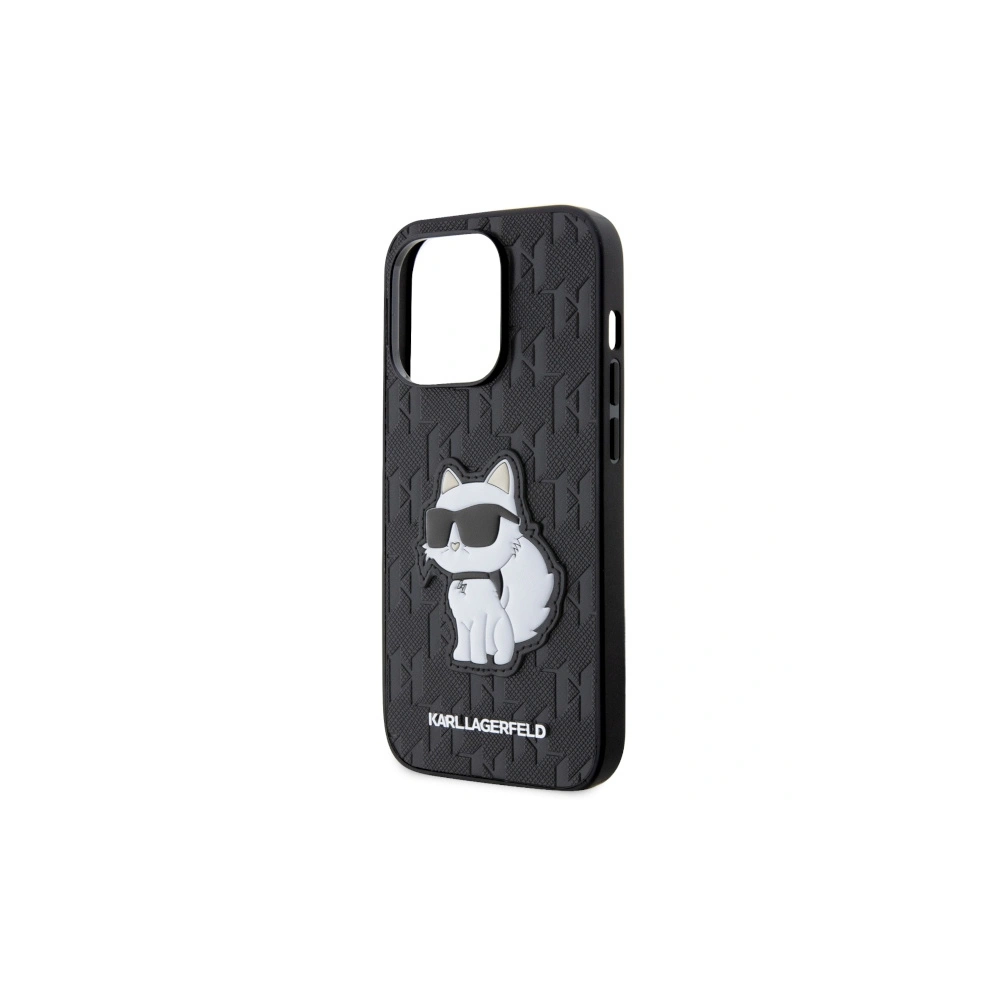 Hurtownia GSM - Etui Karl Lagerfeld KLHCP14LSAKHPCK Apple iPhone 14 Pro schwarz Saffiano Monogram Choupette - KLD1543 - {ean13} - Hurt