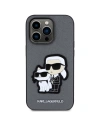 Hurtownia GSM - Etui Karl Lagerfeld KLHCP14LSANKCPG Apple iPhone 14 Pro Hardcase silber/silver Saffiano Karl & Choupette - KLD1544 - {ean13} - Hurt