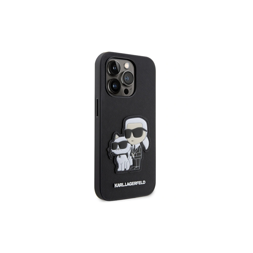 Hurtownia GSM - Etui Karl Lagerfeld KLHCP14LSANKCPK Apple iPhone 14 Pro hardcase černý/black Saffiano Karl & Choupette - KLD1545 - {ean13} - Hurt