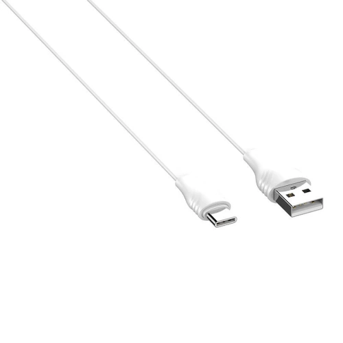 Kabel LDNIO LS550 USB-A/USB-C 2.4A, 0.2m (biały)