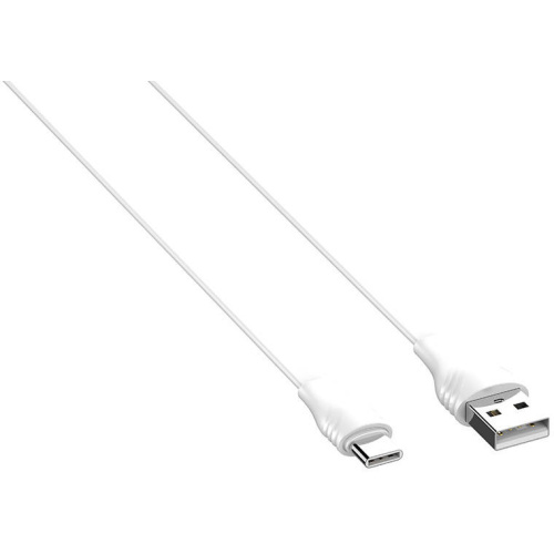 LDNIO Distributor - 5905316143838 - LDN372 - LDNIO LS550 USB-A/USB-C cable 2.4A, 0.2m (white) - B2B homescreen