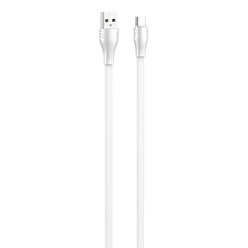 Kabel LDNIO LS550 USB-A/USB-C 2.4A, 0.2m (biały)