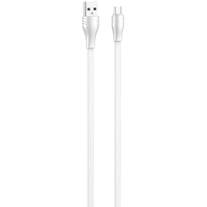 Wholesale LDNIO LS551 USB-A/microUSB cable 2.1A, 1m (white) - LDN374 - {ean13} - Hurt