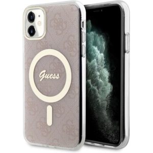 Hurtownia GSM - Etui Guess GUHMN61H4STP Apple iPhone 11 roz/broz hardcase 4G MagSafe - GUE2465 - {ean13} - Hurt