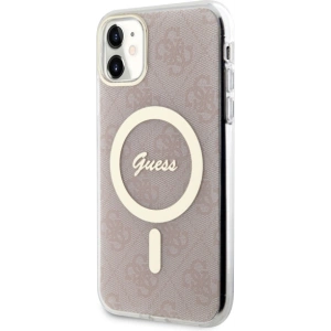 Hurtownia GSM - Etui Guess GUHMN61H4STP Apple iPhone 11 roz/broz hardcase 4G MagSafe - GUE2465 - {ean13} - Hurt