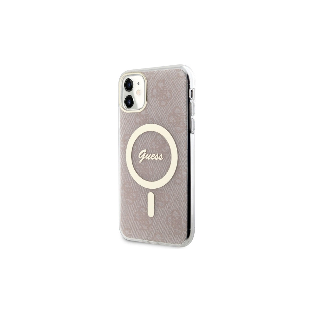 Hurtownia GSM - Etui Guess GUHMN61H4STP Apple iPhone 11 roz/broz hardcase 4G MagSafe - GUE2465 - {ean13} - Hurt