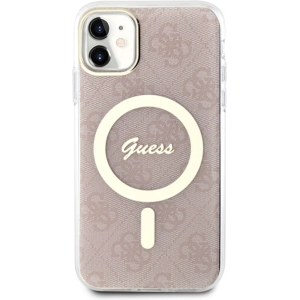 Hurtownia GSM - Etui Guess GUHMN61H4STP Apple iPhone 11 roz/broz hardcase 4G MagSafe - GUE2465 - {ean13} - Hurt