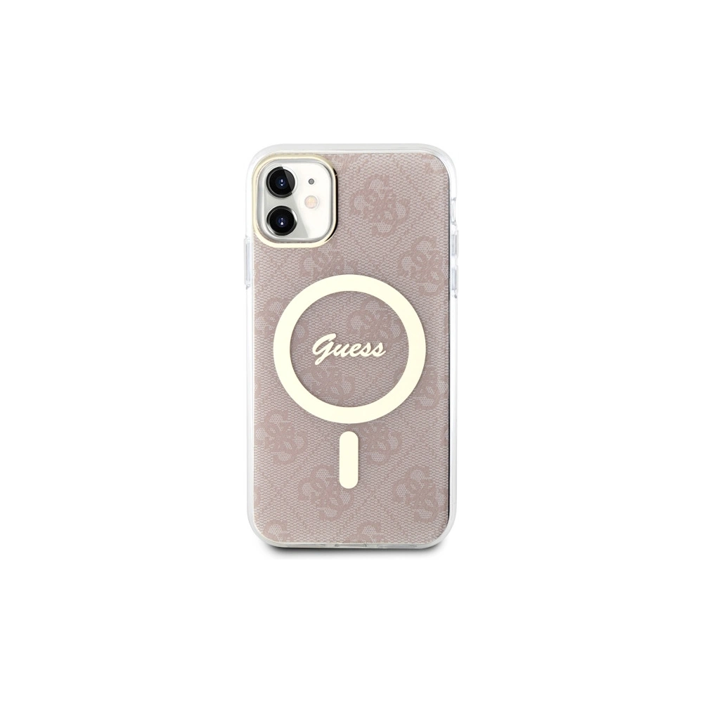 Hurtownia GSM - Etui Guess GUHMN61H4STP Apple iPhone 11 różowy/pink hardcase 4G MagSafe - GUE2465 - {ean13} - Hurt