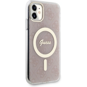 Hurtownia GSM - Etui Guess GUHMN61H4STP Apple iPhone 11 roz/broz hardcase 4G MagSafe - GUE2465 - {ean13} - Hurt