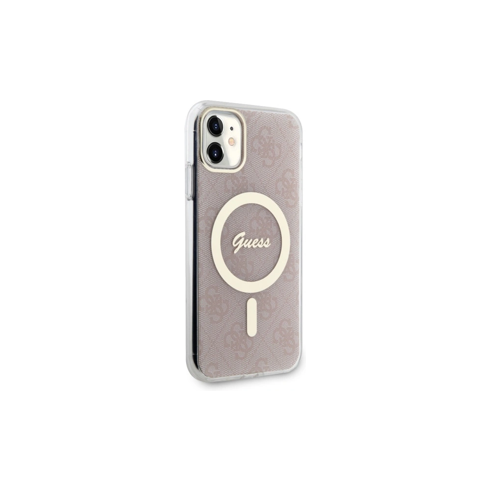 Hurtownia GSM - Etui Guess GUHMN61H4STP Apple iPhone 11 roz/broz hardcase 4G MagSafe - GUE2465 - {ean13} - Hurt