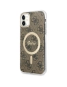 Hurtownia GSM - Etui Guess GUHMN61H4STW Apple iPhone 11 maro/brown hardcase 4G MagSafe - GUE2466 - {ean13} - Hurt