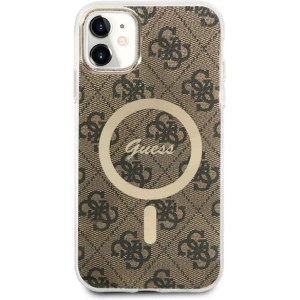 Hurtownia GSM - Etui Guess GUHMN61H4STW Apple iPhone 11 maro/brown hardcase 4G MagSafe - GUE2466 - {ean13} - Hurt