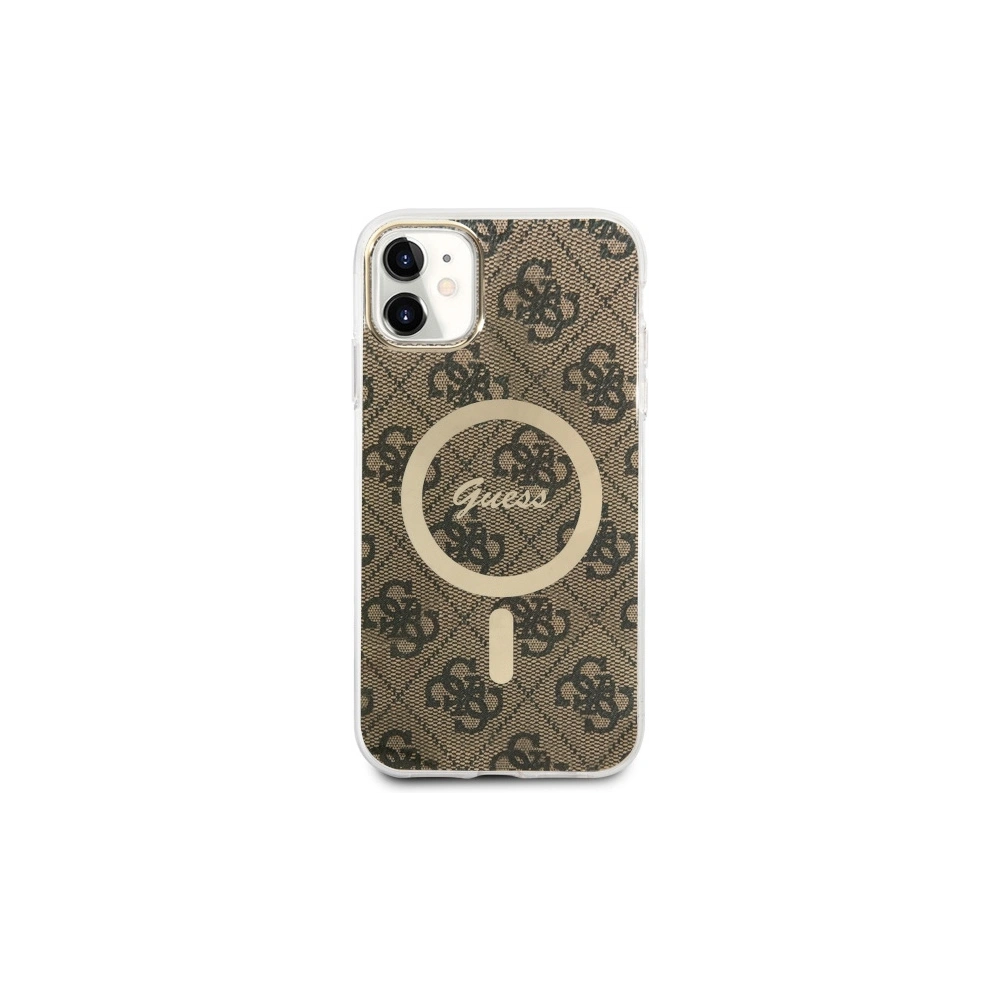 Hurtownia GSM - Etui Guess GUHMN61H4STW Apple iPhone 11 braun/brown Hardcase 4G MagSafe - GUE2466 - {ean13} - Hurt