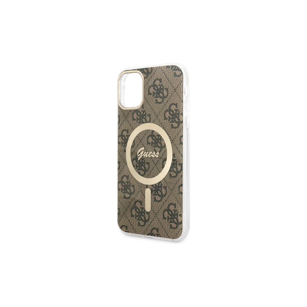 Hurtownia GSM - Etui Guess GUHMN61H4STW Apple iPhone 11 maro/brown hardcase 4G MagSafe - GUE2466 - {ean13} - Hurt
